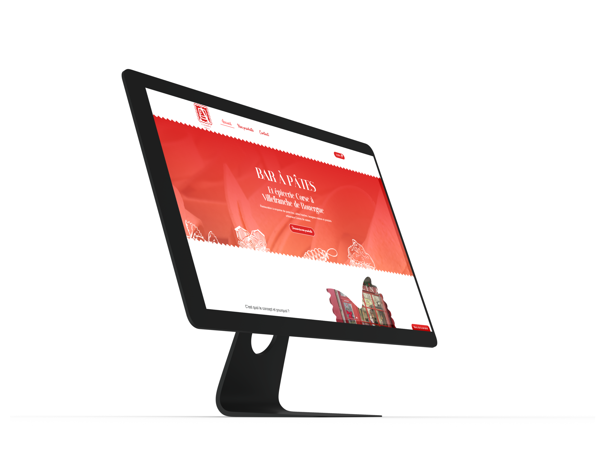 Site internet réalisé par Kreaweb pour Aiaccina